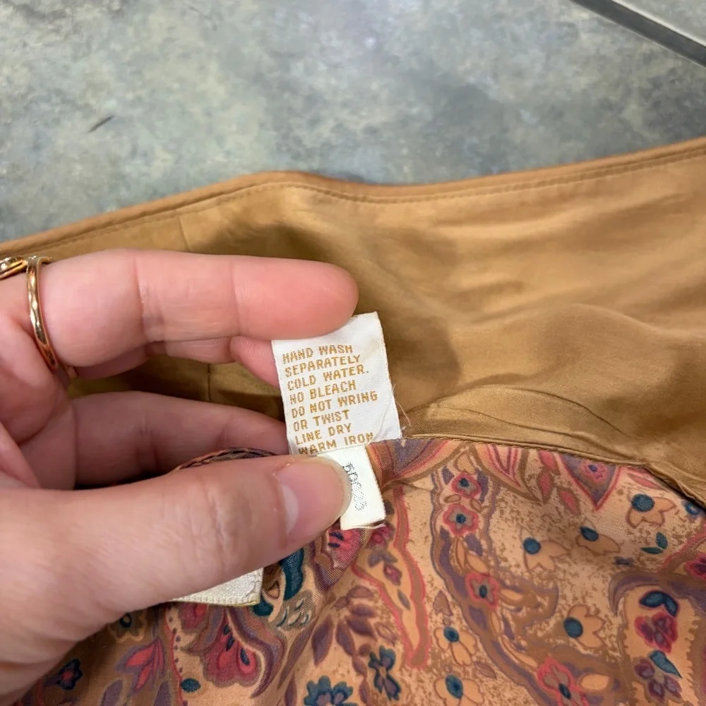 Vintage 1990s Victoria’s Secret Gold Label Silk Robe SZ M Lingerie Quiet luxury - Picture 7 of 10